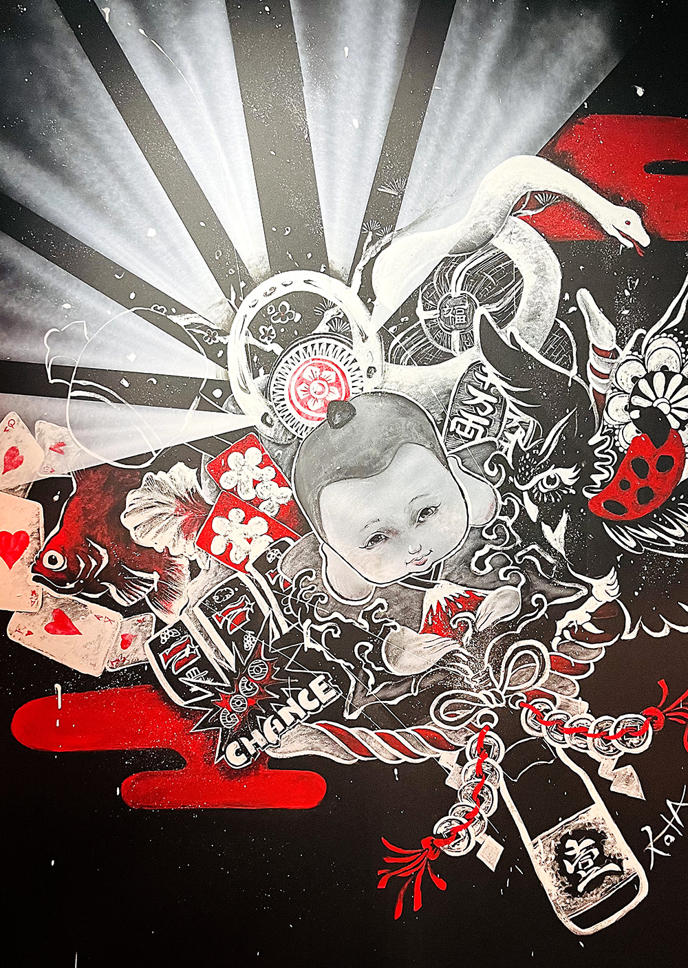 壁画『KUMADE』｜神子柴洸太