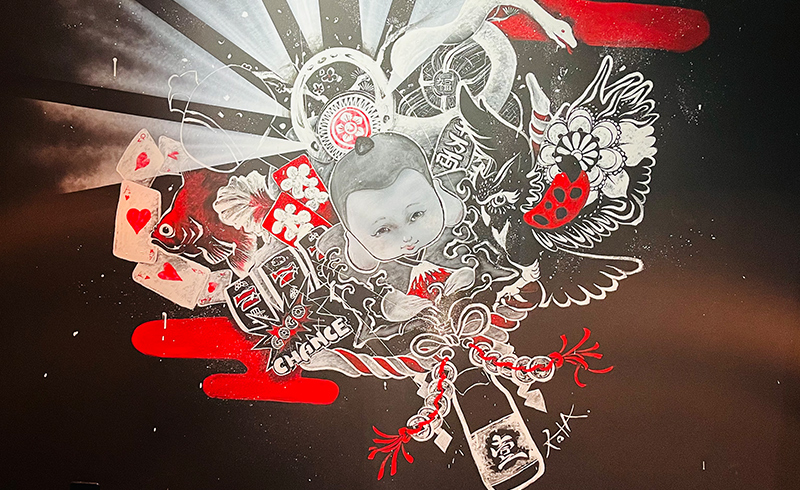 壁画『KUMADE』（別カット）｜神子柴洸太